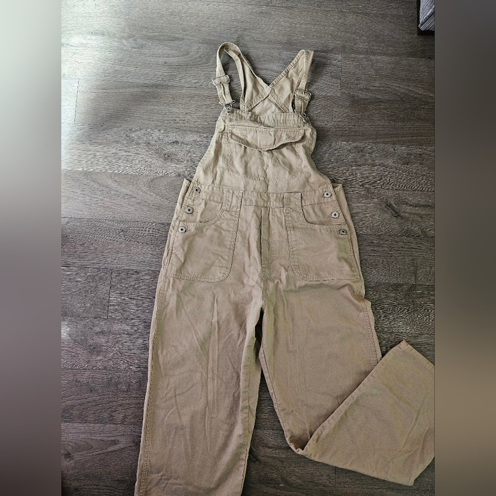 Beige Overalls
